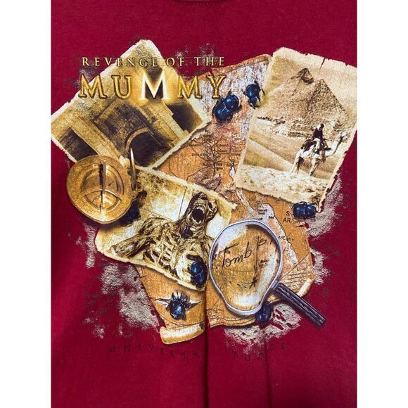 Universal Studios The Mummy Ride Unisex T-Shirt‎ Size Large - Picture 2 of 7